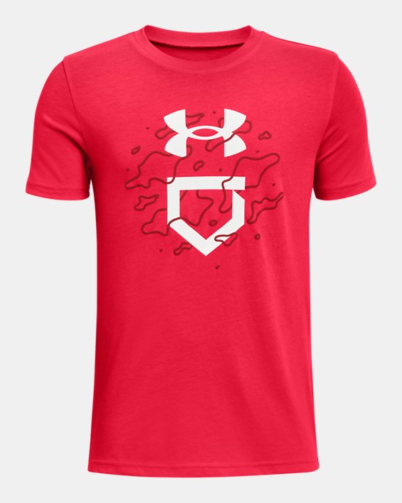 Boys' UA Baseball Icon T-Shirt, Red, pdpMainDesktop image number 0